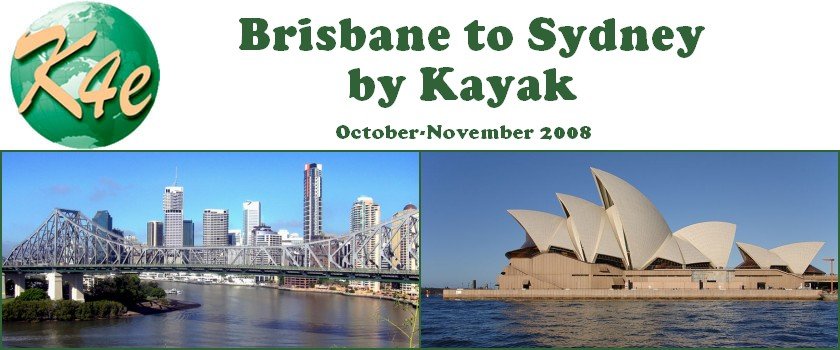 Brisbane to Sydney by Kayak - Oct-Nov 2008